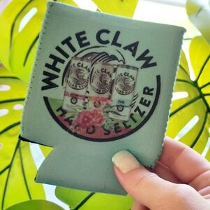 White Claw Mint Green Hard Seltzer Can Cooler Koozie